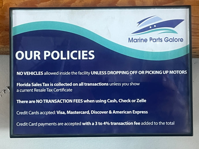 4% credit card fee - varies based  on item total