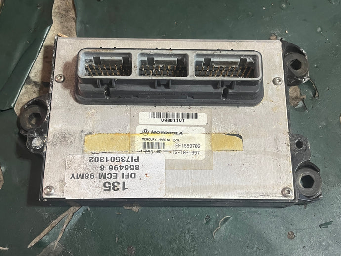 135 150 hp Mercury Optimax DFI ECM 856496A8 EFIS69702 857127A3 858891A20 two stroke serial range 0G590000 - 0G760299