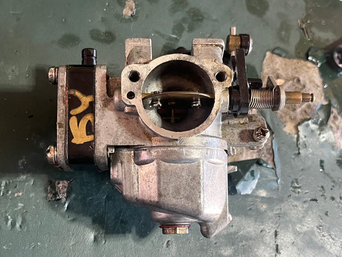 15 HP Yamaha CARBURETOR Assy 1 6E7-14301-74-00 with FUEL PUMP two stroke 1984