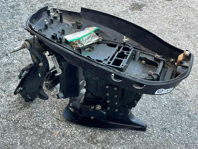 MFS 50 40 hp Tohatsu 3KYQ671000 BOTTOM COWL, 3KYW610200 DRIVE SHAFT HOUSING, 3KZQ772081 SWIVEL BRACKET, 3KYQ013000 ENGINE BASE ASSY, 3KYQ772121 CLAMP BRACKET (PTT-L) PORT, 3KYQ772111 CLAMP BRACKET (PTT-R) STARBOARD four stroke midsection