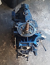 Load image into Gallery viewer, 50 - 70 hp Tohatsu Nissan POWERHEAD CYLINDER &amp; CRANK CASE ASSEMBLY 360011001 two stroke two cylinder 1986-2002 - 150 cold compression
