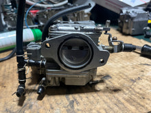 Load image into Gallery viewer, 90 75 hp Yamaha carburetor set 6H107 two stroke 1992-2003 without linkages 6H1-14302-07-00 6H1-14301-07-00 6H1-14303-07-00
