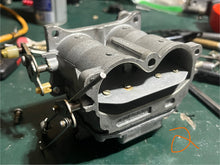 Load image into Gallery viewer, 150 hp Johnson Evinrude CARBURETOR SET 0389990 389991 389992 Two Stroke 1979 body# 324955, LINK PIN THROTTLE ARM 0387378, LINK PIN ASSY 0387379, CHOKE LINK 0316073
