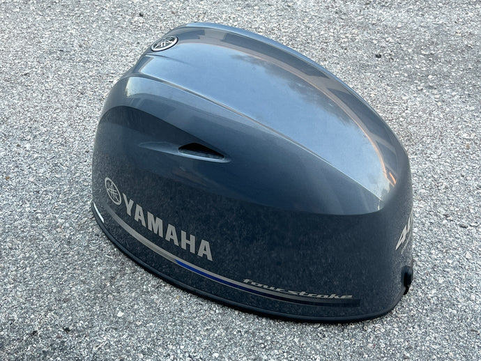 f 50 60 70 hp Yamaha TOP COWLING  (with incorrect 40 jet stickers) four stroke 2010-2024 some compatibility between USA & international models 6CJ-02 6CJ-03 6CJ-00 6CJ-01 6CJ-42610-02-00  6CJ-42610-01-00  6CJ-42610-00-00  6CJ-42610-03-00