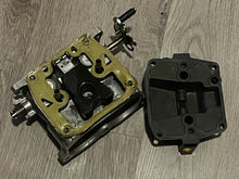 Load image into Gallery viewer, 90 hp Johnson Evinrude CARBURETOR SET two stroke 4 cylinder BODY 335830-AS BOWL 398554 56C JETS
