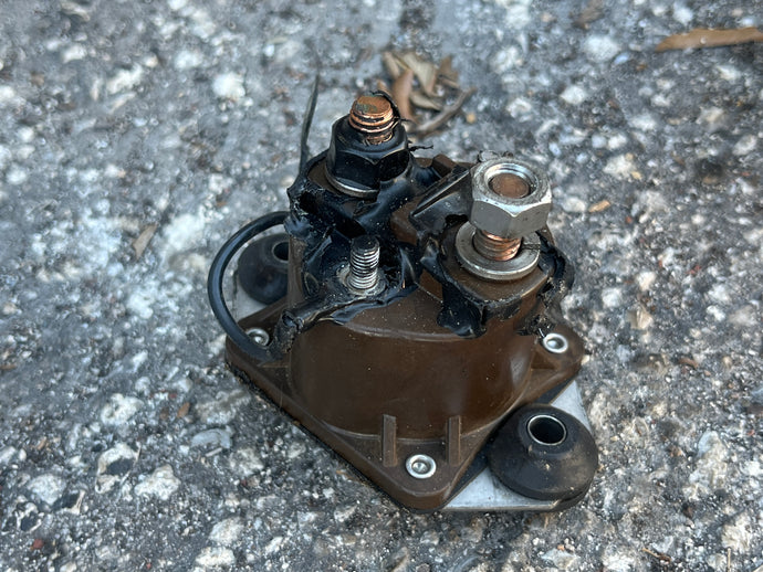 250 hp Mercury EFI STARTER SOLENOID 817109A2 817109A1 two stroke 1994-1996 some compatibility 100 - 300 hp some DFI compatibility