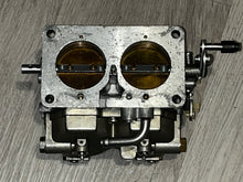 Load image into Gallery viewer, 115 130 hp Yamaha CARBURETOR #2 bottom 6E5-14301-16-00 two stroke 2002

