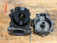 Load image into Gallery viewer, 70 hp Johnson Evinrude 313355 d2 d1 CARBURETOR w linkages, choke solenoid &amp; plunger TWO STROKE oem 0393546 0393547 CARBURETOR with linkages two stroke 1978-88
