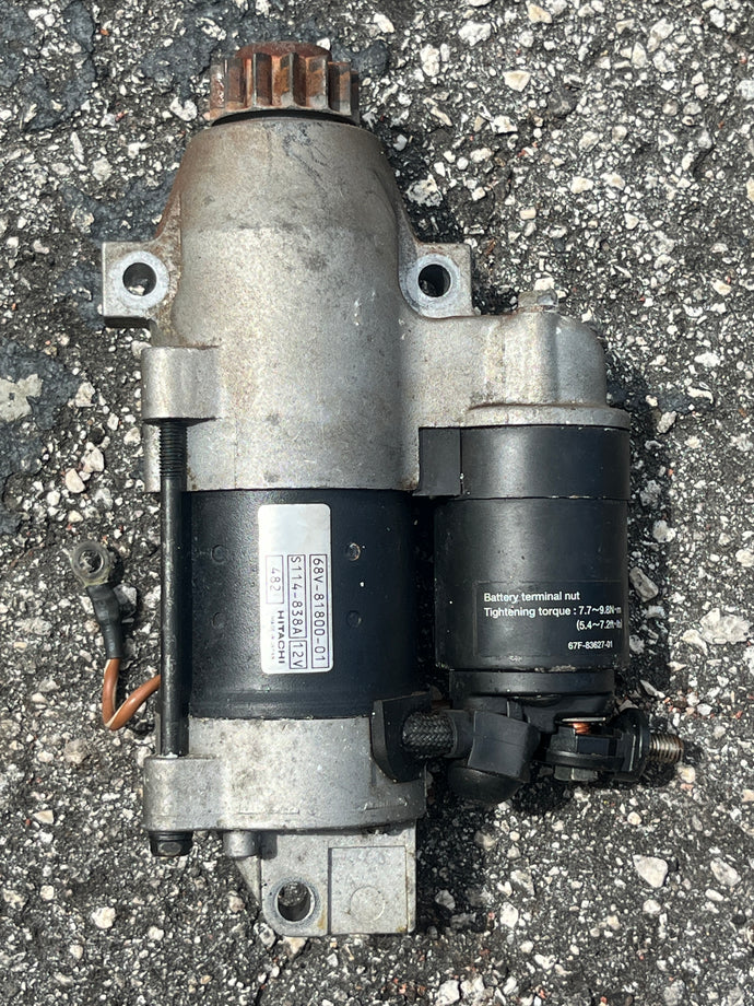 f 90 hp Yamaha 68V-81800-01-00 STARTING MOTOR ASSY starter Four Stroke 75 115 hp