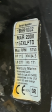 Lade das Bild in den Galerie-Viewer, 115 90 hp Mercury Optimax PCM control unit 89790625T 8M0075592 8M0024032 PCM0701 Two Stroke 3 Cylinder 1.5L DFI 2008
