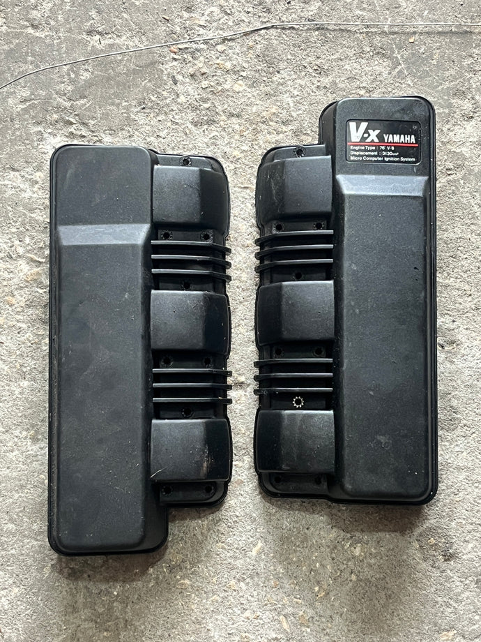 250 225 hp Yamaha 76 degree INTAKE AIR SILENCER SET 61A-14440-03-00 (label) 61A-14440-00-00 two stroke 1992-1996