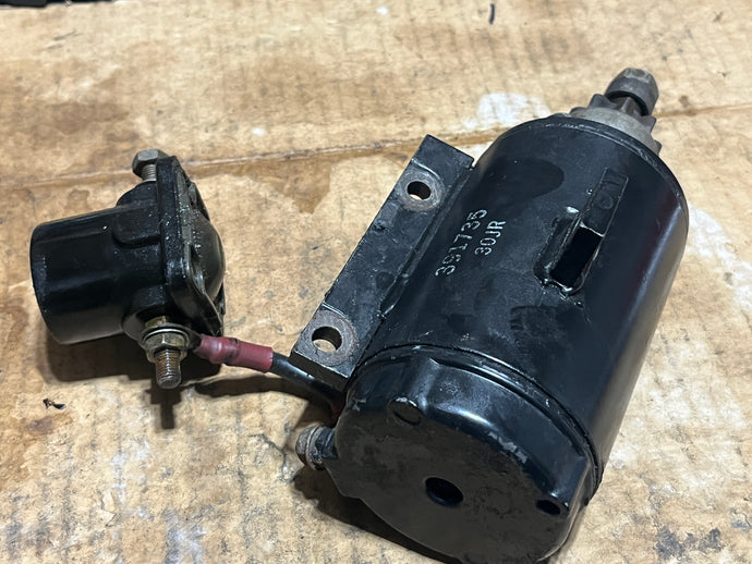 70 75 65 60 hp Evinrude 0391735 electric STARTER MOTOR 1984-94 0582708 SOLENOID two stroke TESTED
