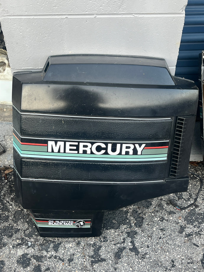 150 175 200 hp Mercury ENGINE COVER 2151-7620A4 clamshell TOP COWLING two stroke v6 BLACK MAX 175 200 hp 2150-7619A 5
