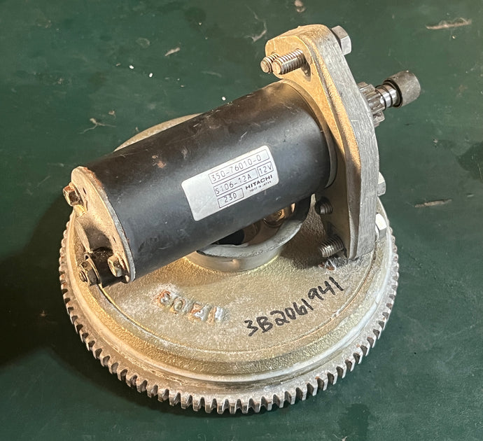 8 9.8 hp Tohatsu Nissan 3B2061941 FLYWHEEL CUP, 350760110 BRACKET, 350-76010-0 350760100 STARTER MOTOR f & p type electric start package nla Two Stroke