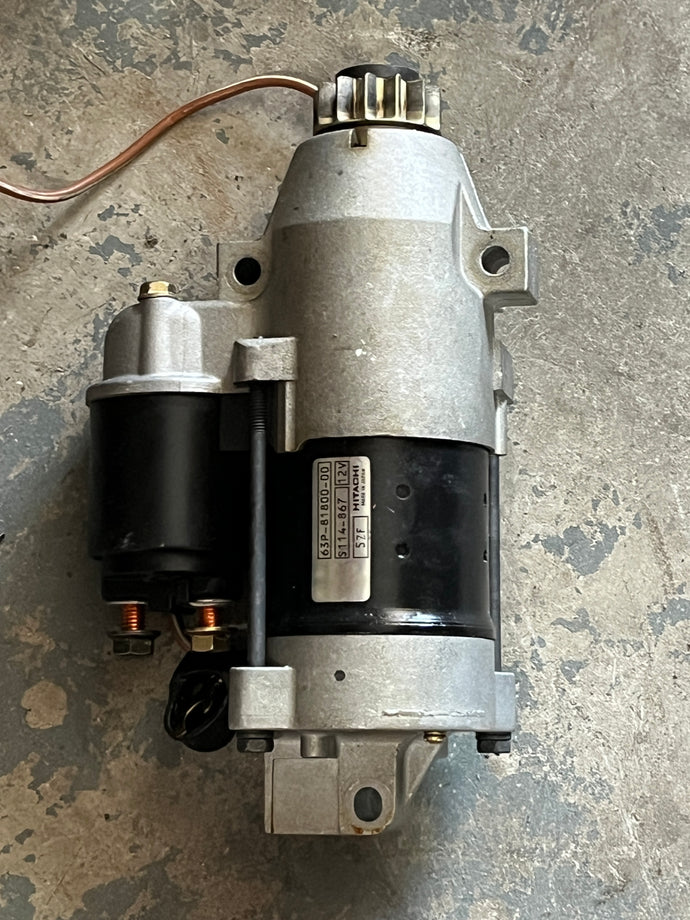 f 250 hp Yamaha STARTING MOTOR starter 6BR-81800-02-00 6BR-01 6BR-81800-00-00 four stroke 2005-2024 compatible 150 200 225 hp