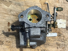 Load image into Gallery viewer, 70 hp Johnson Evinrude 313355 d2 d1 CARBURETOR w linkages, choke solenoid &amp; plunger TWO STROKE oem 0393546 0393547 CARBURETOR with linkages two stroke 1978-88
