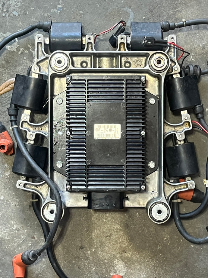 150 175 200 HP Yamaha 68F-8591B-00-00 INJECTOR DRIVER hpdi, 2000-2003, 68F-85142-00-94 BRACKET, 6 coils - 68F-82310-01-00 Two Stroke