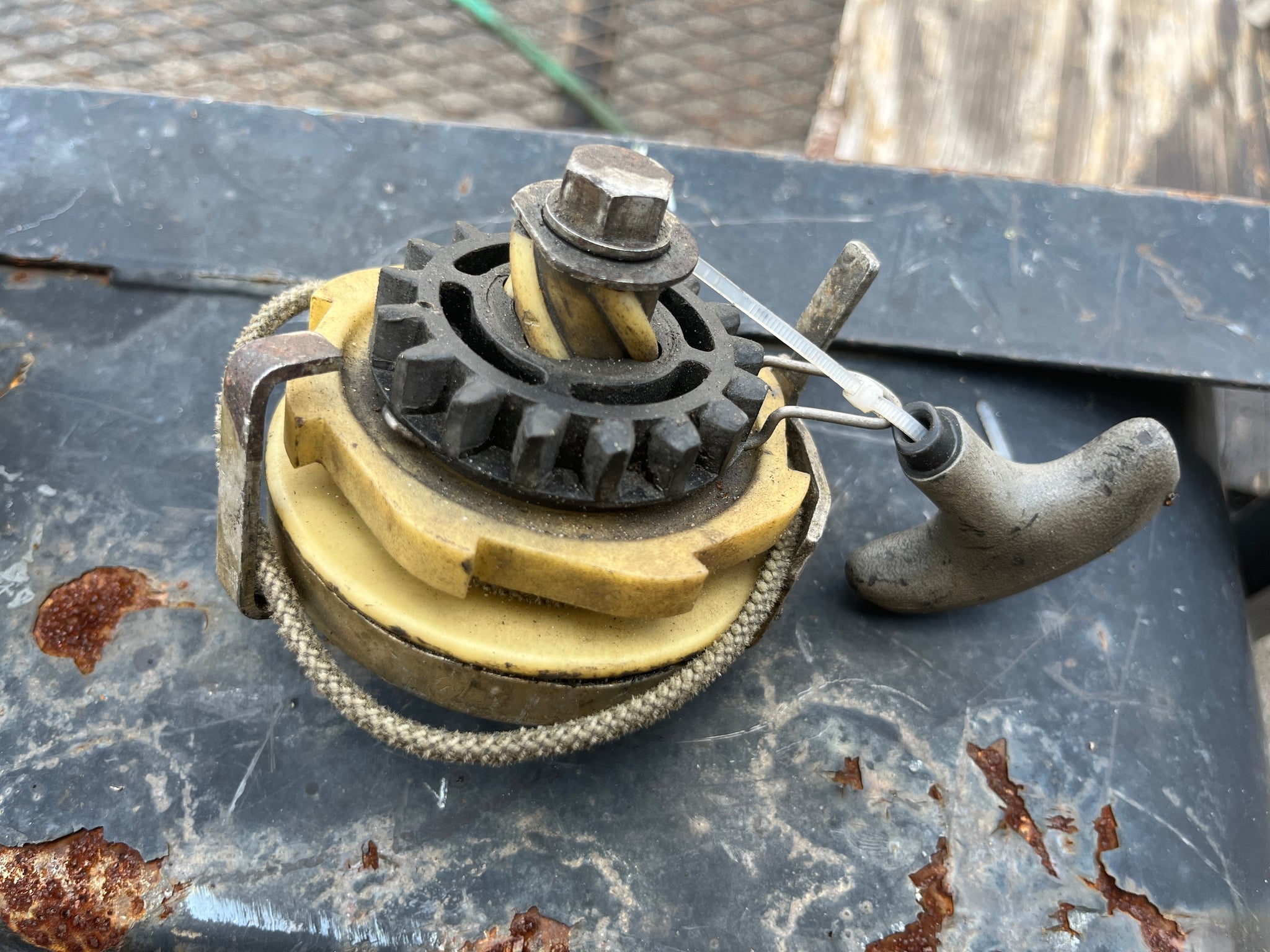 Shii　0226 9.9 15 hp Johnson Evinrude 0389951 REWIND STARTER ASSEMBLY recoil