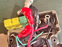 Load image into Gallery viewer, MFS 50 40 hp Tohatsu 3KY761102 CORD ASSY electrical harness 3C8725800 UP SOLENOID blue, 3C8725810 DOWN SOLENOID SWITCH pink, 3H8760400 STARTER SOLENOID, AB33401 trim relay, 3KY069010 BRACKET
