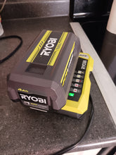 Load image into Gallery viewer, Ryobi 40 Volt Lithium Self Propelled AWD Lawnmover w charger and battery
