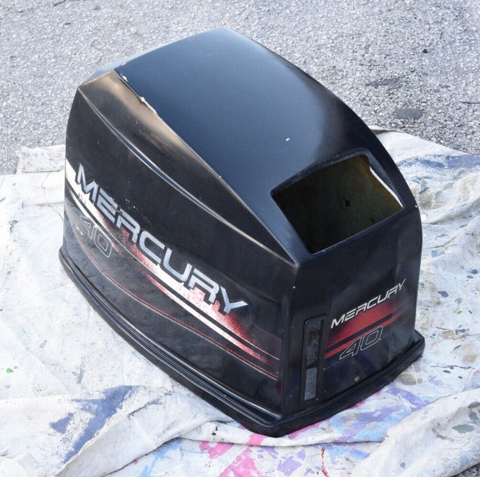 40 HP Mercury Cowling, Mercury Tracker hood, lid, top, engine cover