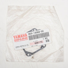 Lade das Bild in den Galerie-Viewer, 4 5 hp Yamaha 6e0-14384-00 gasket, float chamber - air cleaner carburetor, repair
