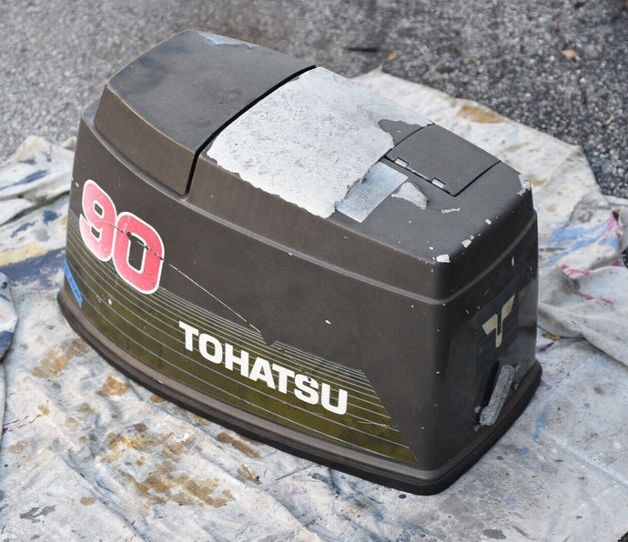 90 HP Tohatsu nissan top cowl, cowling 3T9S675100 Engine Cover