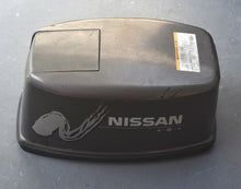 Lade das Bild in den Galerie-Viewer, 8 hp Nissan 2 stroke engine hood cowl 10x17&quot; squiggle rnf decal
