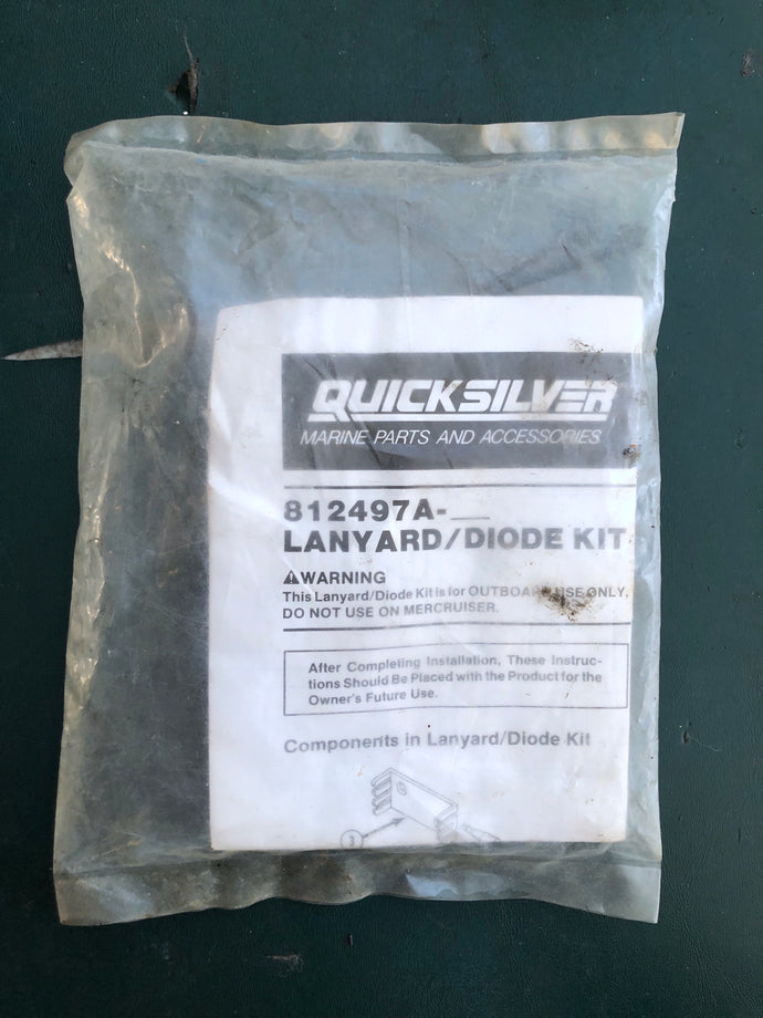 Quicksilver 812497a Lanyard / Diode Kit
