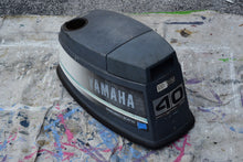 Load image into Gallery viewer, 40 HP Yamaha top cowl 6H4-42610-U1-EK 6H4-42610 - 1989 - 1994 Old style engine cover, two stroke 50 HP
