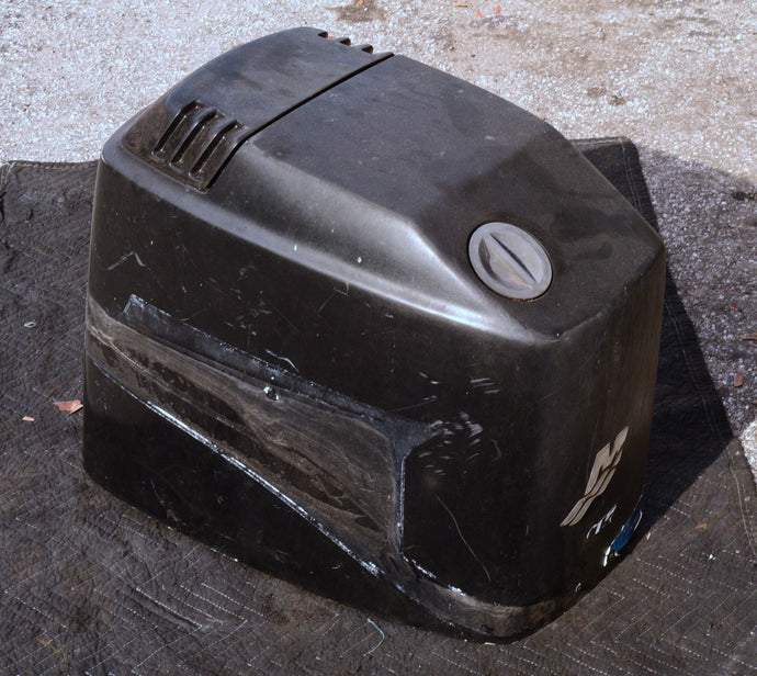 115, 125 hp Mercury mariner engine cover, cowling, 4 cylinder two stroke, RESTORATION piece