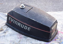 Cargar imagen en el visor de la galería, 48 HP Evinrude Cowling SPL, OMC Johnson, with light, engine cover, top cowl, lid
