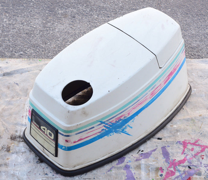 40 and 50 Hp Yamaha Cowling 6h4-42611-10, engine cover, top cowl, lid
