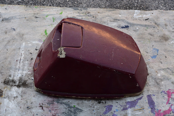 6 hp Johnson Evinrude Cowling Red, engine cover hood, lid top Vintage 8 hp