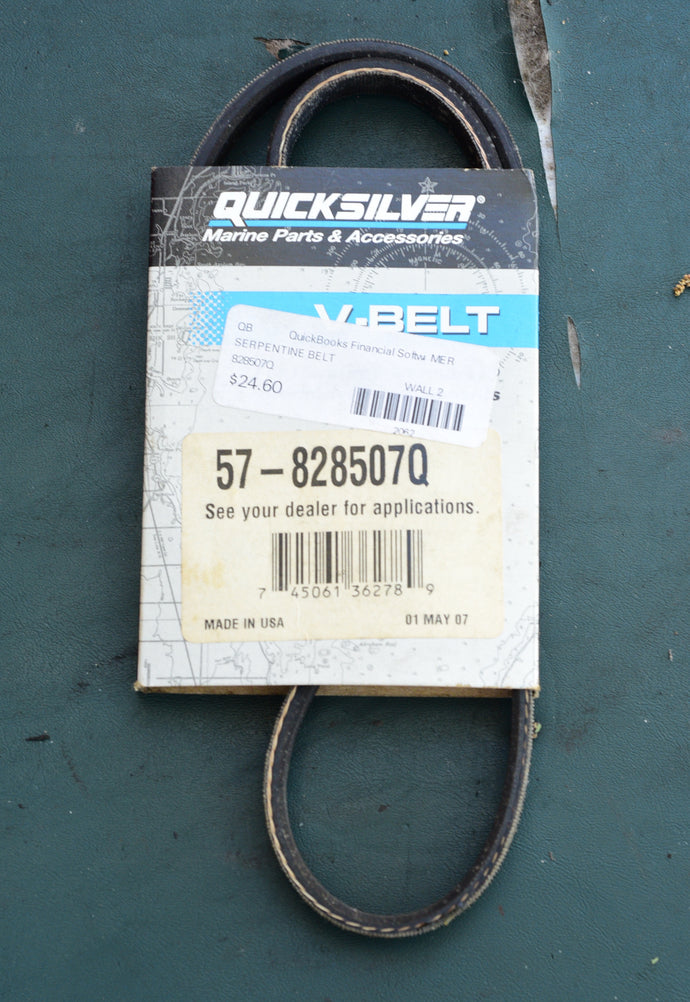 200 225 HP DFI Mercury Mercruiser Serpentine Belt 57-828507q, alternator