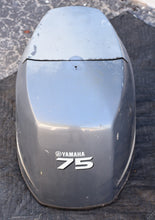 Load image into Gallery viewer, f 75 HP Yamaha Top Cowl, hood engine cover, cowling Four Stroke 6D6-42610-00-4D
