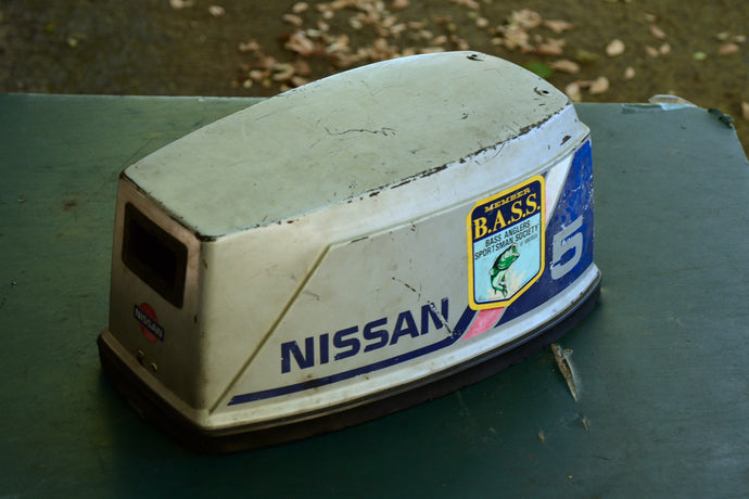 5 HP Nissan Tohatsu N73675000 Top Cowling, engine cover two stroke NLA