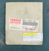 Lade das Bild in den Galerie-Viewer, 60 70 hp Yamaha 0.50 piston ring set 6k5-11601-22-00, mid 80s-early 00s, crankshaft piston
