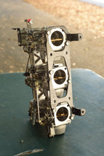 Load image into Gallery viewer, sold ebay JULY 3rd-------90 hp yamaha 90etlf carb set #2, 6H1-14301 6H1-14302 6H1-14303, two stroke
