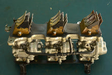 Load image into Gallery viewer, sold ebay JULY 3rd-------90 hp yamaha 90etlf carb set #2, 6H1-14301 6H1-14302 6H1-14303, two stroke
