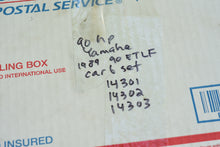 Load image into Gallery viewer, sold ebay JULY 3rd-------90 hp yamaha 90etlf carb set #2, 6H1-14301 6H1-14302 6H1-14303, two stroke
