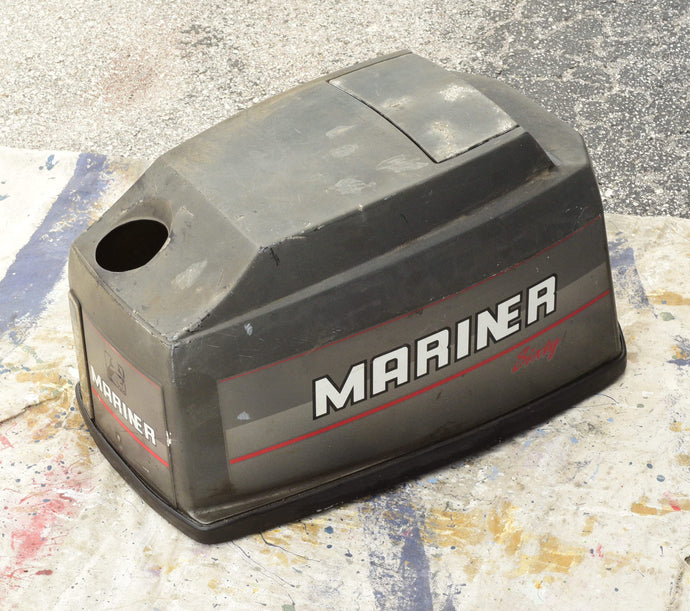 60 hp Mercury engine cover 6227A17 6228A3 Mariner Two Stroke 3 Cyl Outboard