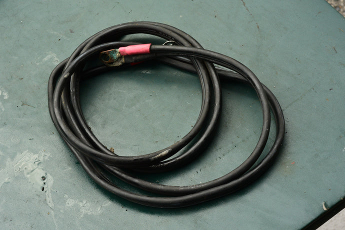 9.8 hp Tohatsu Nissan 3V1761201 BATTERY CABLE, four stoke 8 9.9 15 18 25 30 hp compatible