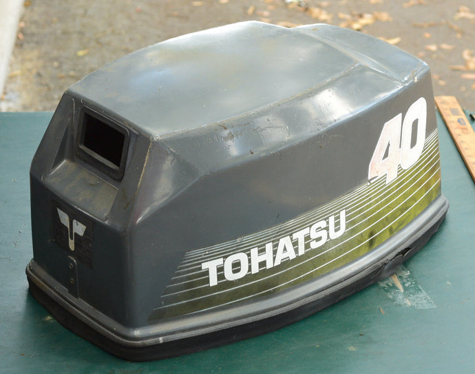 40 hp Tohatsu Nissan engine cover 361S675004, top cowl, two stroke