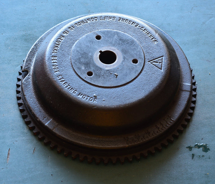 35 40 50 hp Johnson Evinrude flywheel 0514548 514548, two stroke two cylinder outboard motors
