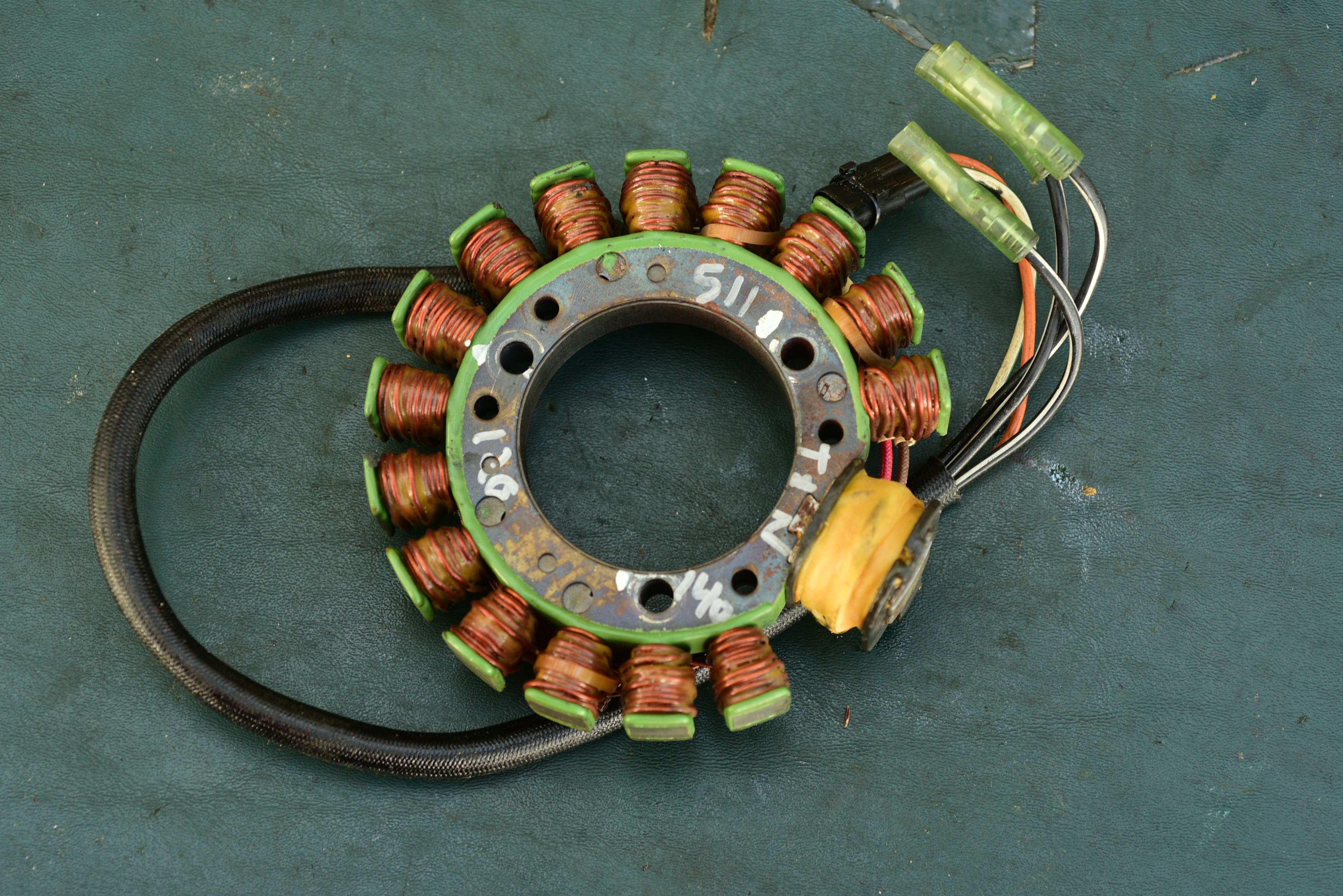 115 120 140 hp Tohatsu Nissan 3C7061230 stator ALTERnATOR ASS'Y two st ...