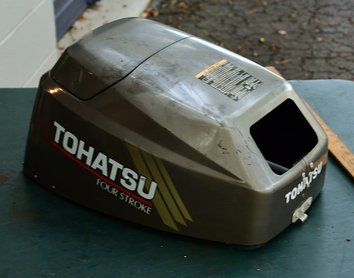 sold ebay Mar25-2023---offer-----18 9.9 15 hp Tohatsu Nissan 3V9S675000 MOTOR COVER UPPER MFS NFS four stroke 3V6S675000 engine cover