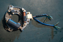 Load image into Gallery viewer, 9.9 15 20 25 hp Yamaha 6E7-85560-A0-00 BASE ASSY, 6E7-85520-70-00 CHARGE COIL, 6E7-81303-A0-00 LIGHTING COIL, 6E7-85580-70-00 PULSER COIL two stroke outboards 1984-1994
