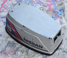 Load image into Gallery viewer, 5 HP Nissan Cowling, Tohatsu engine hood, top, cover lid
