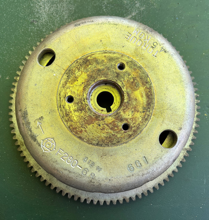 8 hp Yamaha flywheel 6G1-85550-71 two stroke, also 6 hp